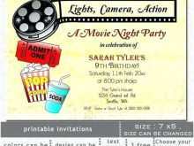 54 Customize Our Free Movie Night Party Invitation Template Free in Photoshop for Movie Night Party Invitation Template Free
