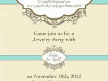 54 Free Printable Jewelry Party Invitation Template Now for Jewelry Party Invitation Template