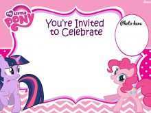 54 Free Printable My Little Pony Birthday Invitation Template Download with My Little Pony Birthday Invitation Template