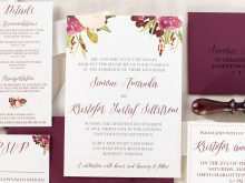 54 Free Printable Wedding Invitation Template Maroon Templates with Wedding Invitation Template Maroon