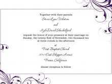 54 Free Wedding Invitation Template For Word PSD File with Wedding Invitation Template For Word