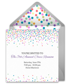 Example Of Invitation Card For Reunion Cards Design Templates