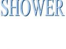 Blank Baby Shower Invitation Templates