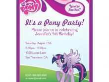 55 Customize My Little Pony Birthday Invitation Template Maker for My Little Pony Birthday Invitation Template