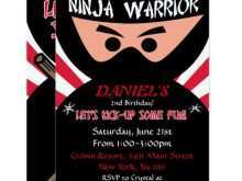 55 Customize Ninja Birthday Invitation Template Free Download for Ninja Birthday Invitation Template Free