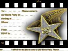 55 Customize Our Free Movie Night Party Invitation Template Free Maker by Movie Night Party Invitation Template Free
