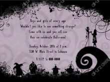 55 Customize Our Free Nightmare Before Christmas Birthday Invitation Template For Free with Nightmare Before Christmas Birthday Invitation Template