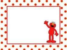 55 Format Elmo Birthday Invitation Template Now by Elmo Birthday Invitation Template
