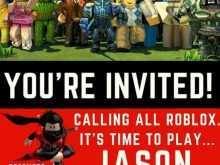 55 Format Roblox Birthday Invitation Template for Ms Word with Roblox Birthday Invitation Template