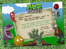 55 Free Free Plants Vs Zombies Birthday Invitation Template For Free with Free Plants Vs Zombies Birthday Invitation Template
