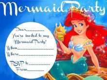 55 Free Little Mermaid Birthday Invitation Template Free in Photoshop for Little Mermaid Birthday Invitation Template Free