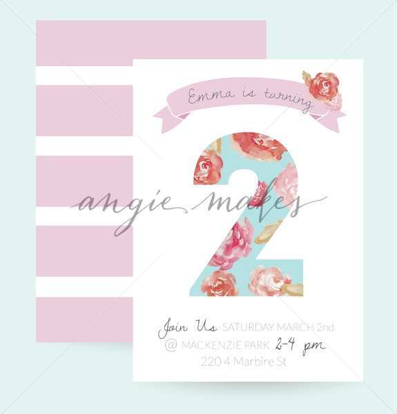 55 How To Create 2 Year Old Birthday Invitation Template Now by 2 Year Old Birthday Invitation Template