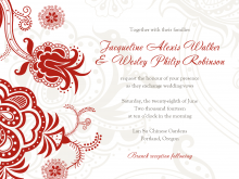 55 The Best Chinese Wedding Invitation Template Free Download Formating with Chinese Wedding Invitation Template Free Download