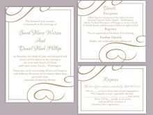 55 The Best Elegant Gold Wedding Invitation Template PSD File with Elegant Gold Wedding Invitation Template