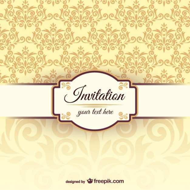 56 Customize Our Free Vector Invitation Templates Photo with Vector ...