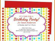 56 Format Birthday Party Invitation Template In Word Templates with Birthday Party Invitation Template In Word