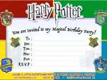 56 Format Free Harry Potter Birthday Invitation Template Photo by Free Harry Potter Birthday Invitation Template