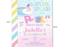 56 Free Unicorn Pool Party Invitation Template in Photoshop for Unicorn Pool Party Invitation Template