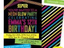 56 How To Create Neon Party Invitation Template Layouts with Neon Party Invitation Template