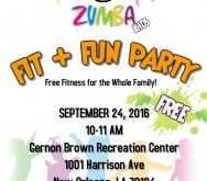 56 How To Create Zumba Party Invitation Template Maker with Zumba Party Invitation Template