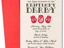 56 The Best Kentucky Derby Party Invitation Template Layouts for Kentucky Derby Party Invitation Template