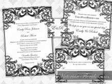 57 Blank Wedding Invitation Template Victorian PSD File for Wedding Invitation Template Victorian