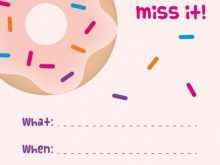 57 Customize Donut Party Invitation Template Free for Ms Word for Donut Party Invitation Template Free