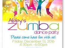 57 Customize Our Free Zumba Party Invitation Template Templates with Zumba Party Invitation Template