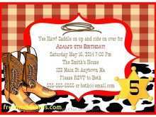 57 Customize Western Party Invitation Template Maker by Western Party Invitation Template