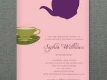 57 Format Tea Party Invitation Template Word Maker with Tea Party Invitation Template Word