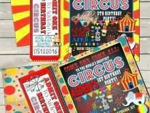 Circus Birthday Invitation Template Free