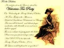 57 Free Victorian Tea Party Invitation Template in Word by Victorian Tea Party Invitation Template