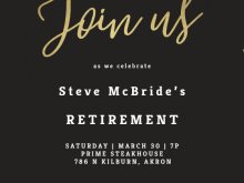 57 How To Create Retirement Party Invitation Template Download For Free by Retirement Party Invitation Template Download
