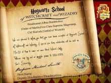 Harry Potter Birthday Invitation Template