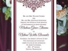 57 Printable Wedding Invitation Template Maroon Maker with Wedding Invitation Template Maroon