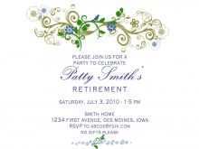 57 Report Retirement Party Invitation Template Download With Stunning Design for Retirement Party Invitation Template Download