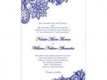 57 Standard Royal Blue Wedding Invitation Template Photo by Royal Blue Wedding Invitation Template