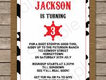 57 Standard Western Party Invitation Template in Photoshop by Western Party Invitation Template