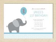 57 Visiting Birthday Invitation Elephant Template Layouts by Birthday Invitation Elephant Template