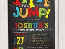 58 Best Jump Birthday Invitation Template Now with Jump Birthday Invitation Template