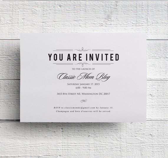 58 Creating Formal Invitation Event Template Layouts with Formal Invitation Event Template