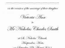 58 Format Traditional Wedding Invitation Template Photo by Traditional Wedding Invitation Template
