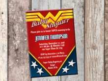 58 Format Wonder Woman Birthday Invitation Template Free in Photoshop for Wonder Woman Birthday Invitation Template Free