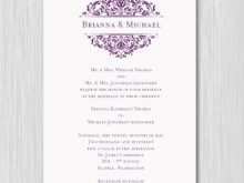 58 Online Wedding Invitation Template For Ms Word Layouts for Wedding Invitation Template For Ms Word