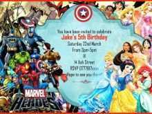 58 Report Avengers Birthday Invitation Template With Stunning Design for Avengers Birthday Invitation Template