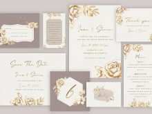 58 Standard Gold Wedding Invitation Template With Stunning Design for Gold Wedding Invitation Template