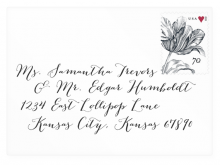 58 The Best Wedding Envelope Fonts Layouts for Wedding Envelope Fonts