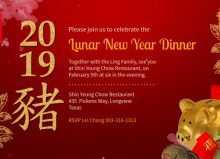 59 Best Chinese New Year Party Invitation Template With Stunning Design with Chinese New Year Party Invitation Template