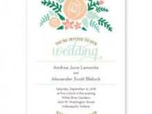 59 Blank Sample Wedding Invitation Template Layouts with Sample Wedding Invitation Template
