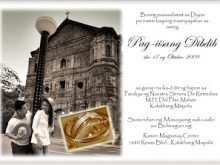 59 Blank Tagalog Wedding Invitation Template for Ms Word with Tagalog Wedding Invitation Template